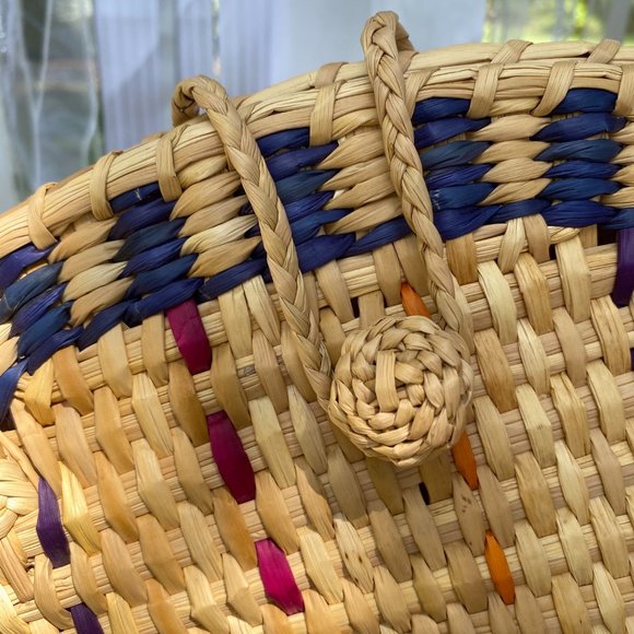 Round Woven Bag josephine alexander collective - Picture 4 of 7